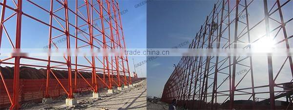 WF-LA009 china factory designed galvanized steel wind break wall for dust control