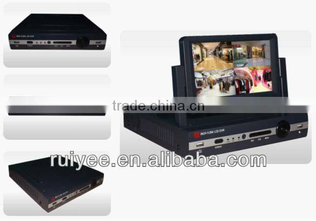 DVR-7014KS 4 Channel CCTV DVR Kit H. 264 4x Outdoor Waterproof Night Vision IR Cameras