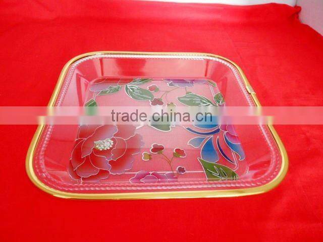Square plastic Fruit Plate