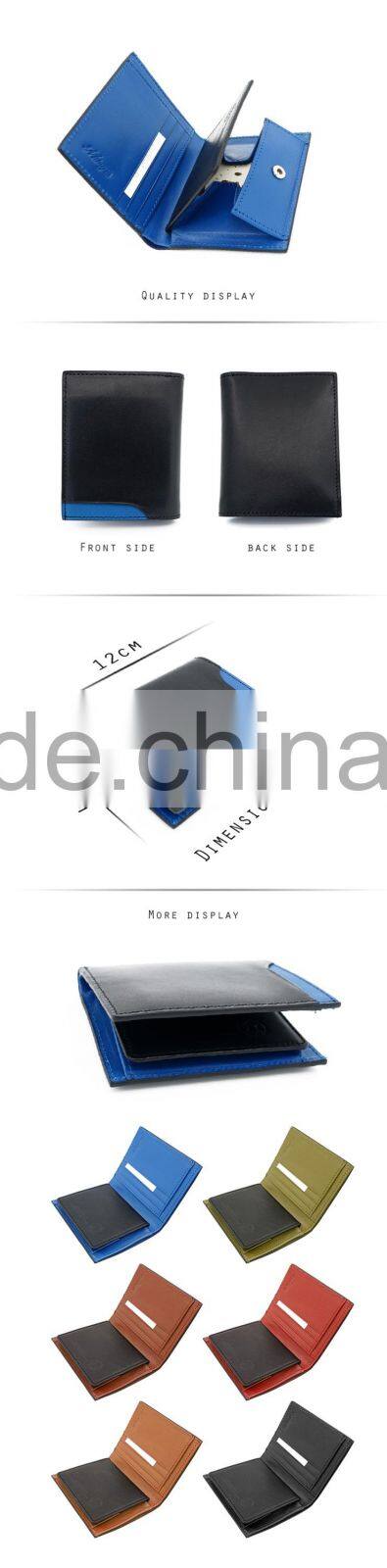 men's genuine leather wallet card holder