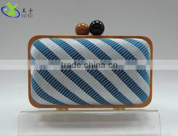 2014 colorized frame clutch women evening bag