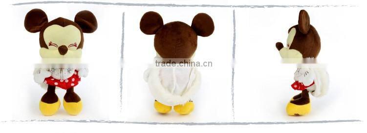 China Made Graceful Minnie In Winter Promotional Baby Plush Toy
