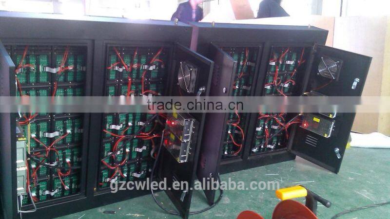 China guangzhou high quality flexible p16 outdoor full color led advertising display