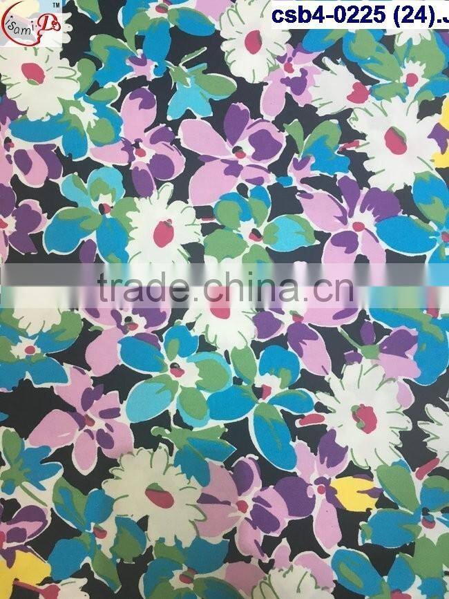 csb4-0225 (22-27) March purchasing Africa Flower print wax with embroidered jacquard style fashion wax fabric guangzhou wholesa