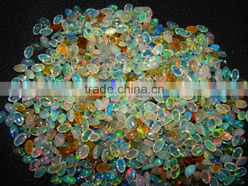 Natural ethiopian Opal Elotrinic Fire opal 3x5 MM Oval