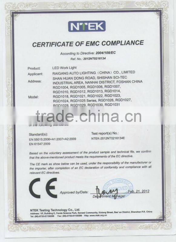 cree remote control led light for fishing boat