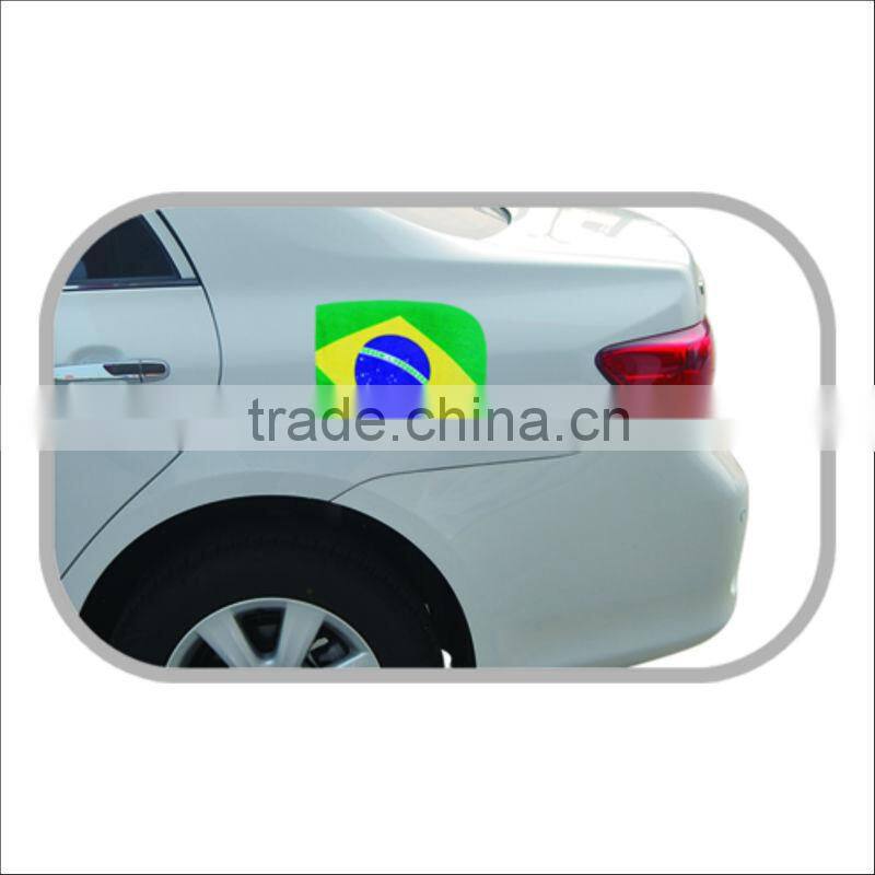 spanish car fuel tank cover flag for prometion events