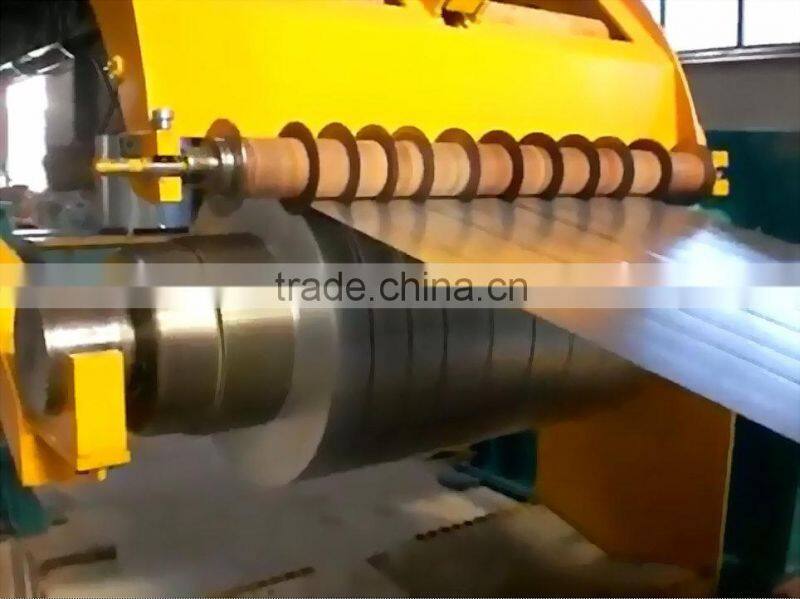Full Automatic Steel Sheet Coil Slitting And Rewinding Machine Galvanized Steel Coils Slitting Line