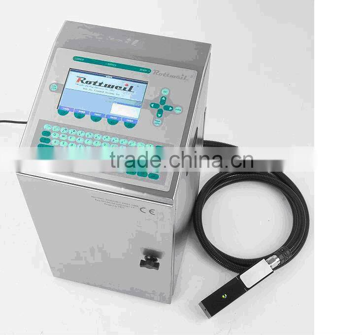 Inkjet automatic batch code and expiry date printing machine for bottle