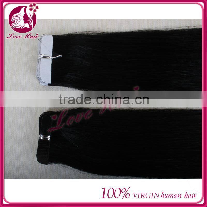 Top quality remy adhesive tape hair extension cheap price