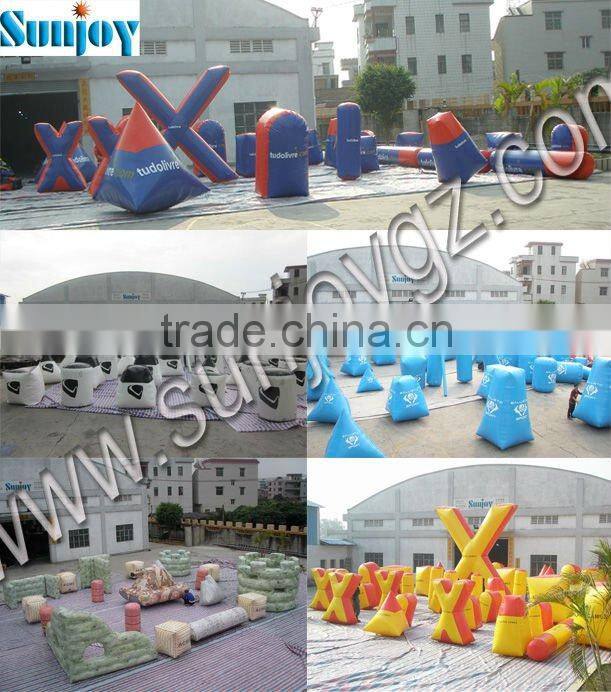 2016 best quality inflatable paintball field