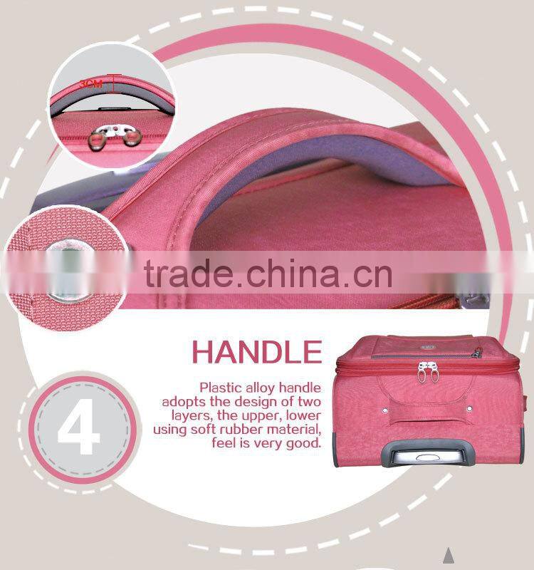 2016 new style ladies travel bags and eminent luggage price for wholesale
