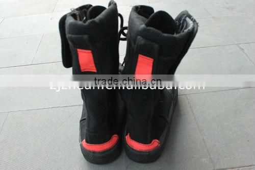 Fire Fighter Rescue Canvas Boots With Rubber Sole