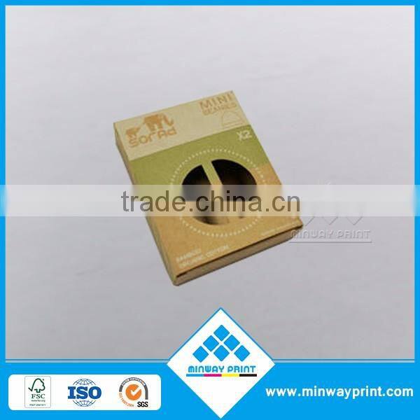 Customize the pretty rigid material with window gift boxes