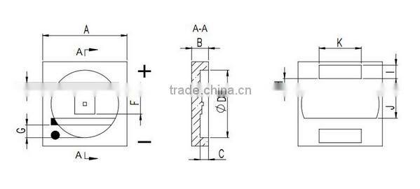 SMD Ceramics 5050 Package Customized DUV LED GYX