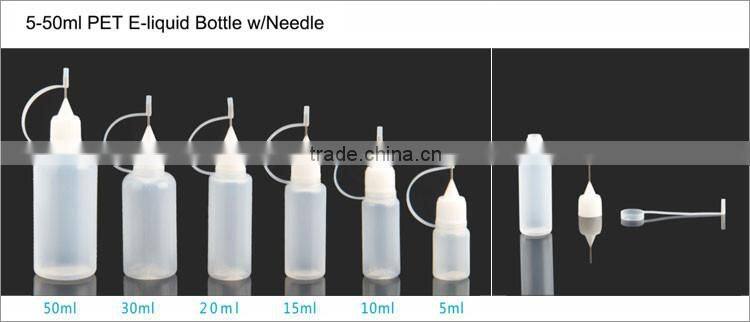 Plastic E Liquid Dropper Bottles 5ml - 50ml