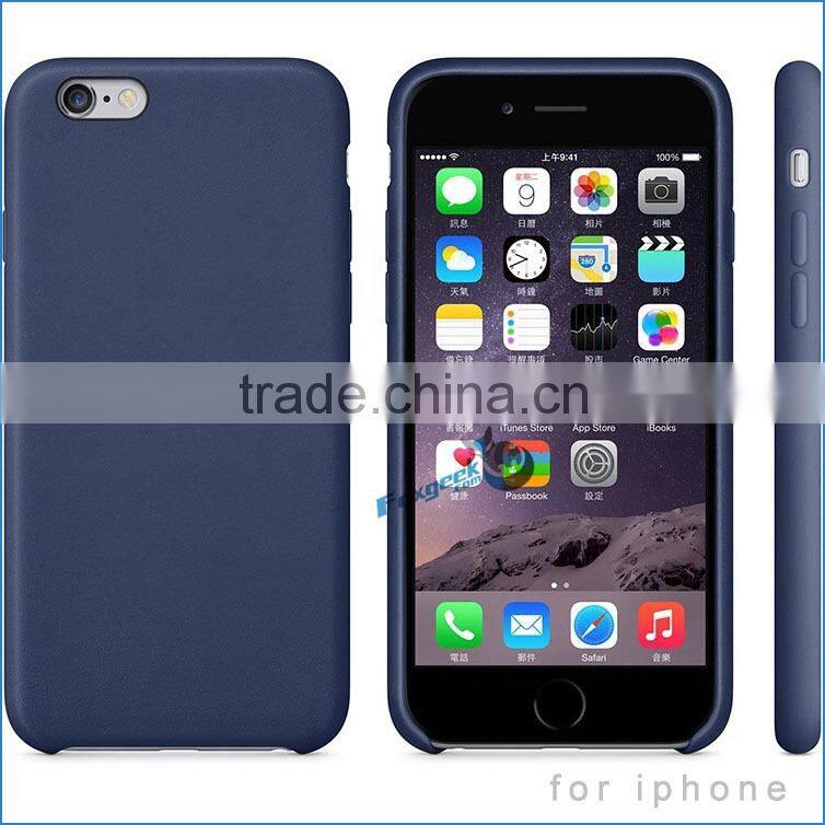 New products !!! Leather Cheap Mobile Phone leather Case and waterproof cover For iPhone 6, phone accessory factory