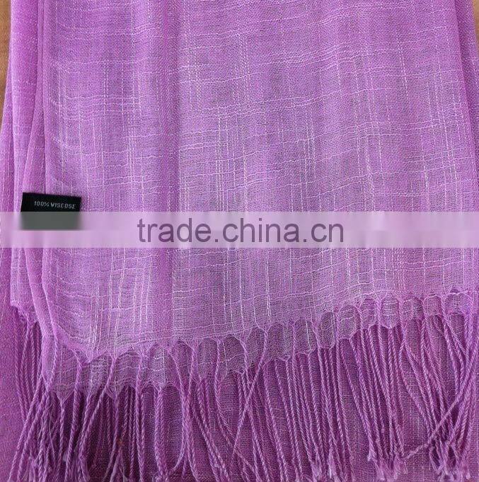 scarf, 100% viscose dyeing colored mather day's gifts, made in China