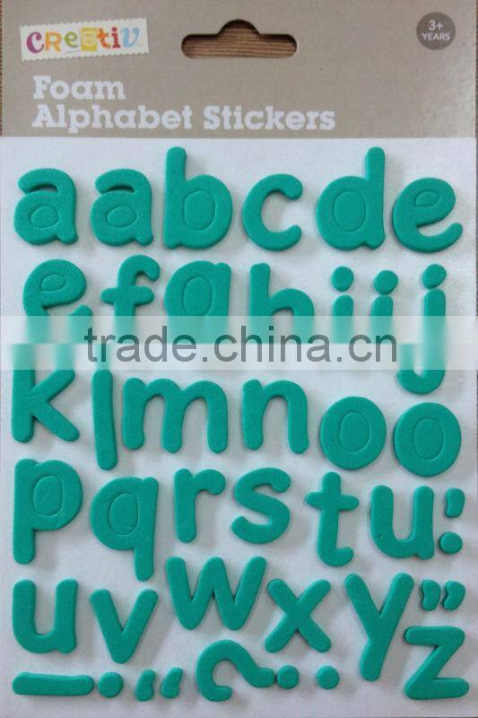Custom Adhesive Alphabet Letter Stickers EVA Sticker