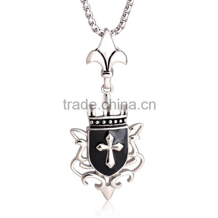Wholesale Fashion Stock Stainless Steel Cross Pendant FP50051