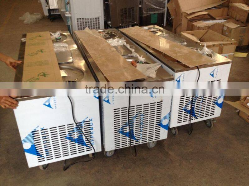 2015 New Style -30 C degree Fried Ice Cream Machine made in China
