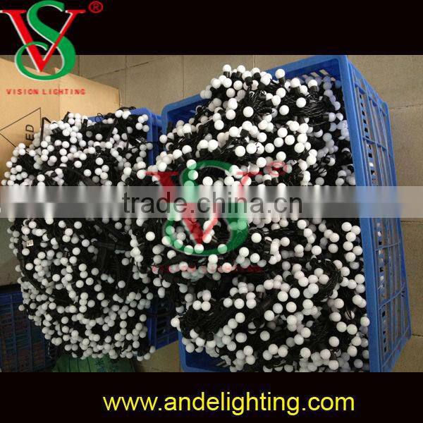 New LED string ball lights RGB changing Color Christmas ornament