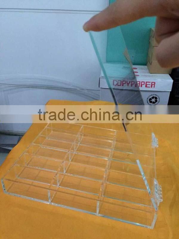 custom clear acrylic nail polish package box