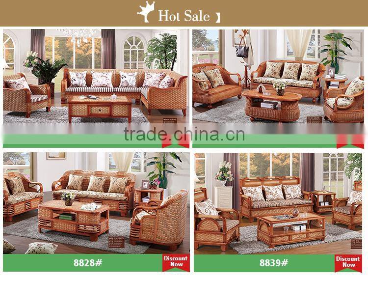 Mogel Oem&Odm Wicker 6 Seater Living Room Soft Comfortable Sofa Set