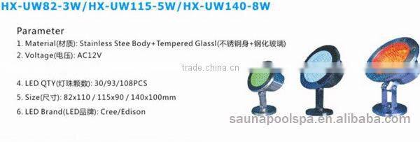 multi color led swimming pool LED