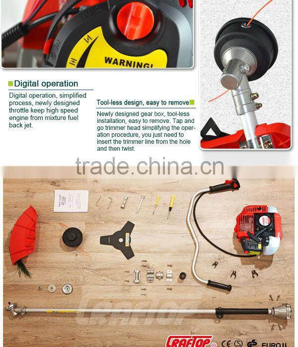 33cc shoulder or backpack brush cutter with CE certificated