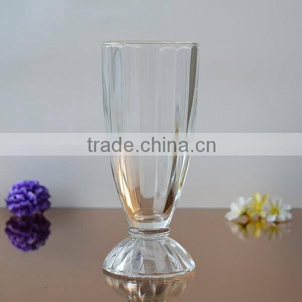 Clear ice cream glass cup/juice glass wholesale