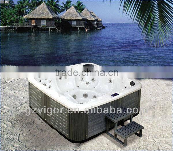 Christmas discount spa whirlpool portable bathtub,deluxe mixing hot sex tub,dual zone swim spa