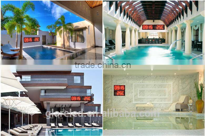 3 digit led display led time and temperature signs stop watch