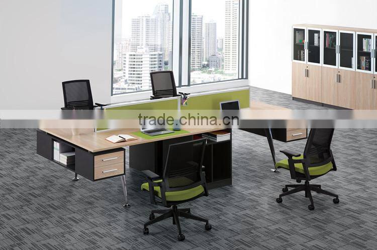 modern design 4 seats linear open office workstation furniture
