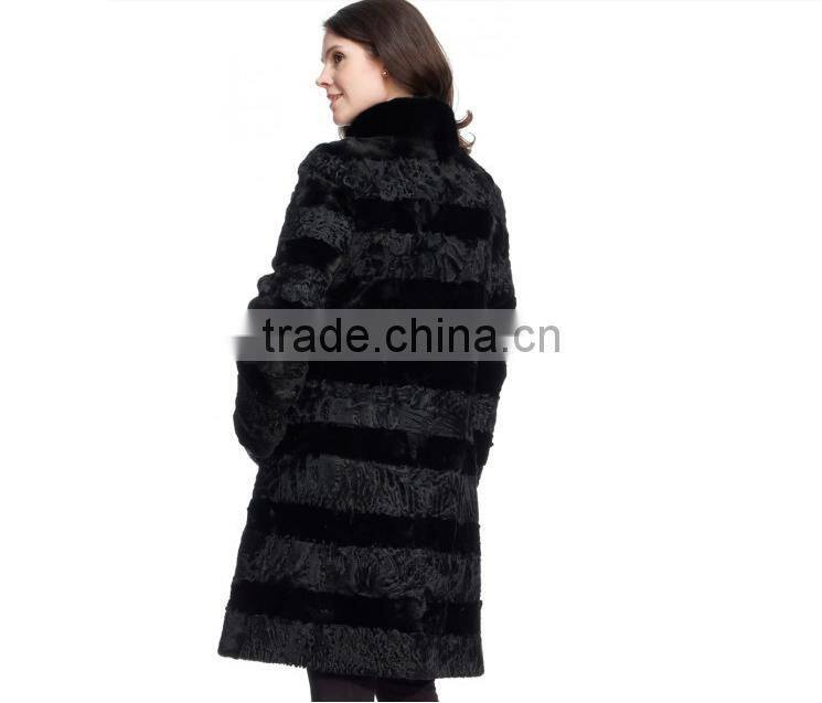Factory Direct Selling High Quality Sheep Fur Coats For Woman