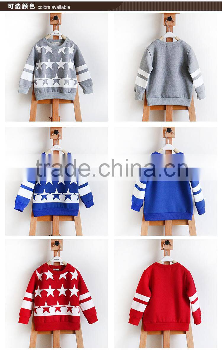 2015 long sleeves kids t shirt warm brands children winter clothing