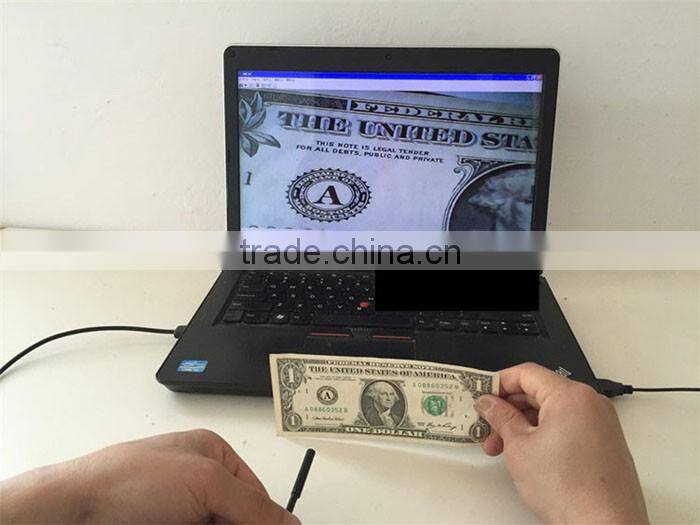 Portable diameter10mm Cable length 7m Waterproof snake hard wire driver usb endoscope camera