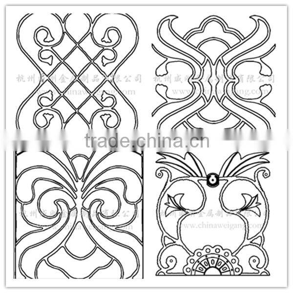 Balcony railing using steel and magnesium fitting parts