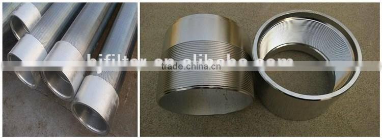 johnson v shaped wire welded stainless steel water well screens