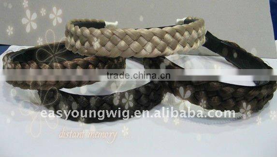 Cheap hair plaits bands for women , faux braid hair headband