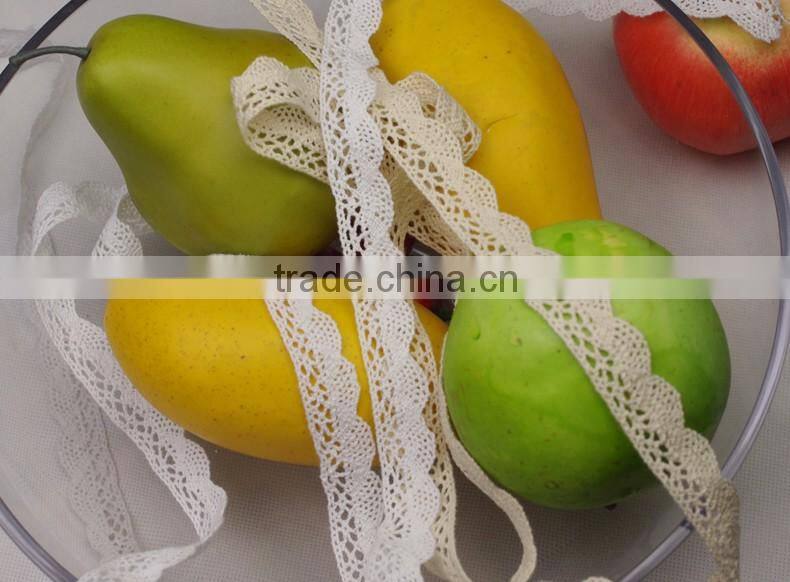 2016 african guipure Cotton ribbon trim crochet accessories lace 150202