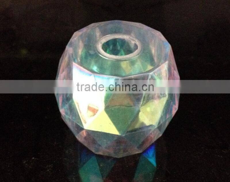 furniture plastic crystal fittings for glass tea table