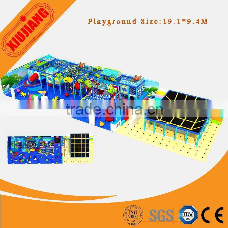 Big professional outdoor trampoline for kids on sale