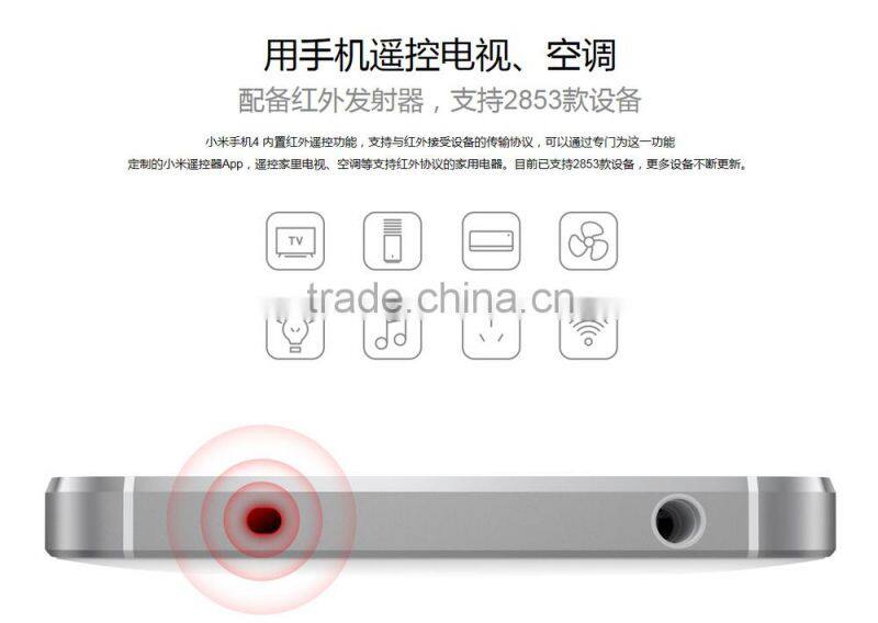 Snapdragon 801 WCDMA/4G FDD-LTE Xiomi Mi4 4G 16GB Android phone Infrared Function 3080mAh