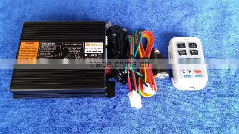 400W electronic police ambulance siren amplifier