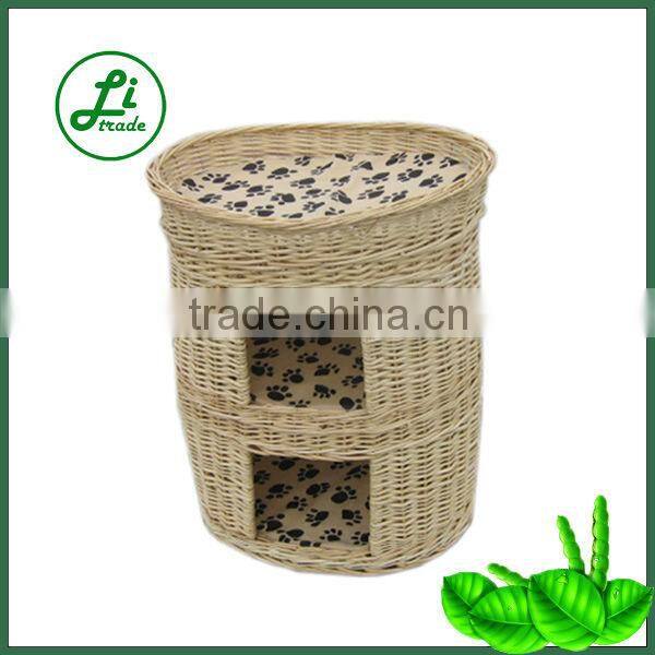 popular double decker wicker cat cage