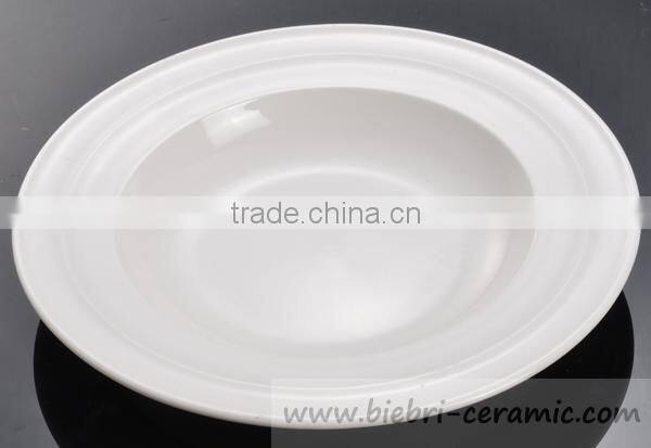 10 inch Round Super White Color Decorative Antique Chinese Porcelain Bowls