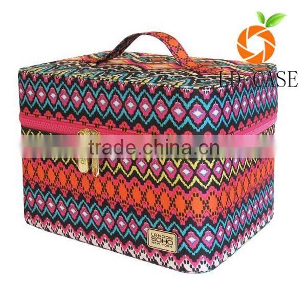 cheap canvas cosmetic pouch bag wholesale printed makeup bags