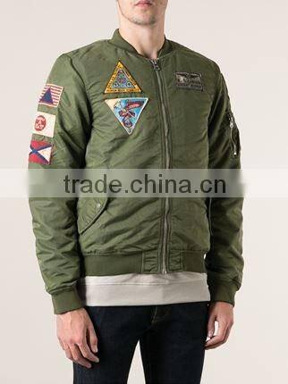 High Quality Bomber Jacket - Black Military Air Force Reversible Bomber jacket