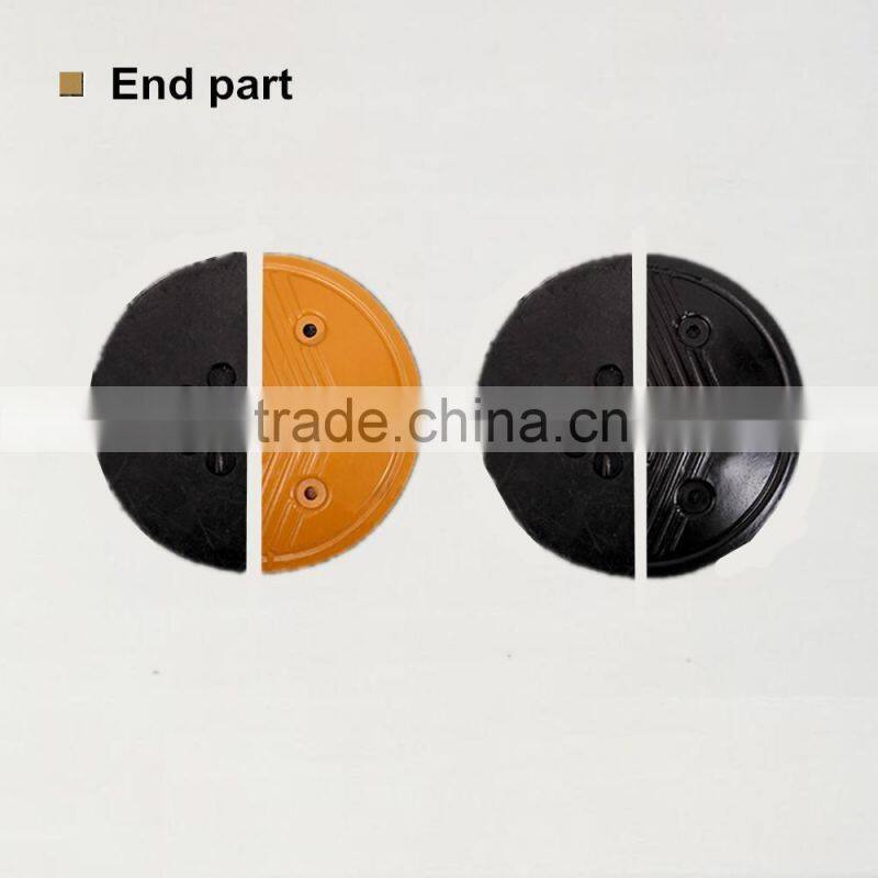 Traffic Calming Reflective Rubber Speed Bump